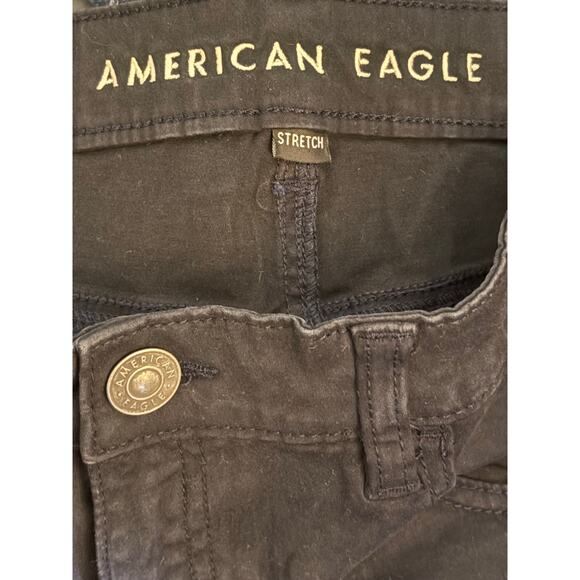 American Eagle Black Flex Jeans. Size 14 - Picture 2 of 5